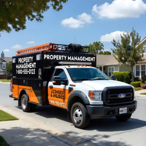 property management truck
